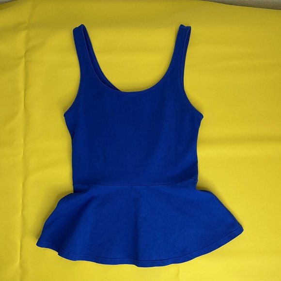 Express Fitted and Flirty bodycon tank, Blue, Size XS - Picture 1 of 7